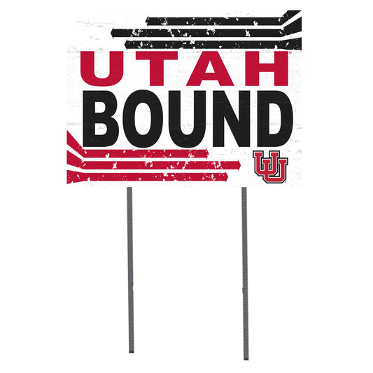 Utah Utes 18'' x 24'' Bound Yard Sign