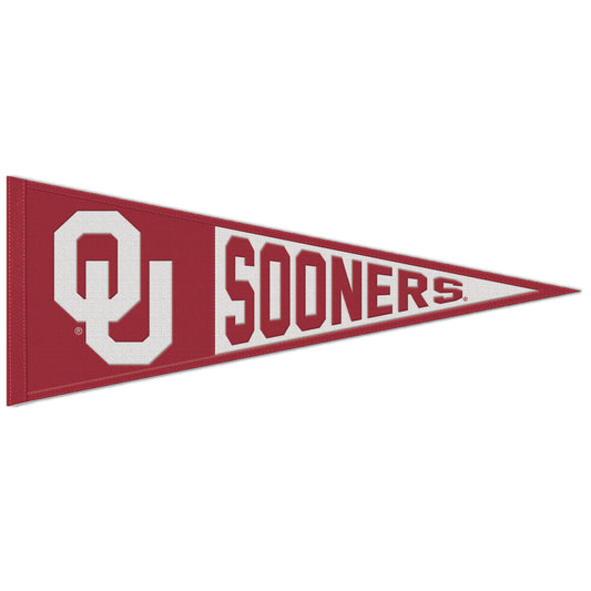 WinCraft Oklahoma Sooners 13" x 32" Wool Primary Logo Pennant