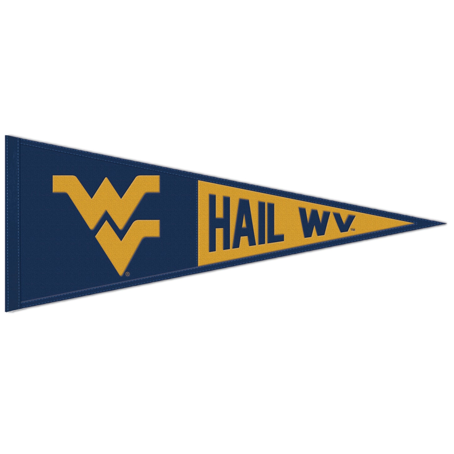 WinCraft West Virginia Mountaineers 13" x 32" Slogan Pennant