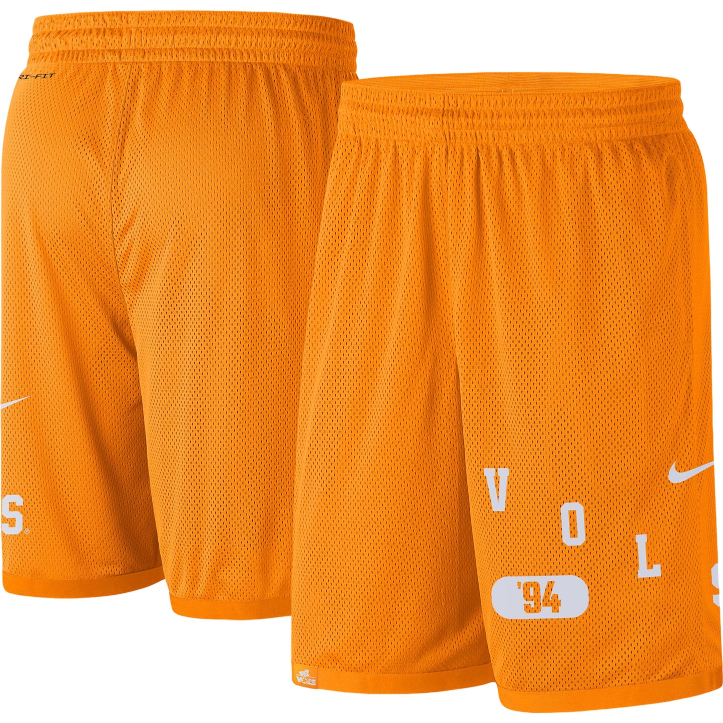 Men's Nike Tennessee Orange Tennessee Volunteers Wordmark Performance Shorts