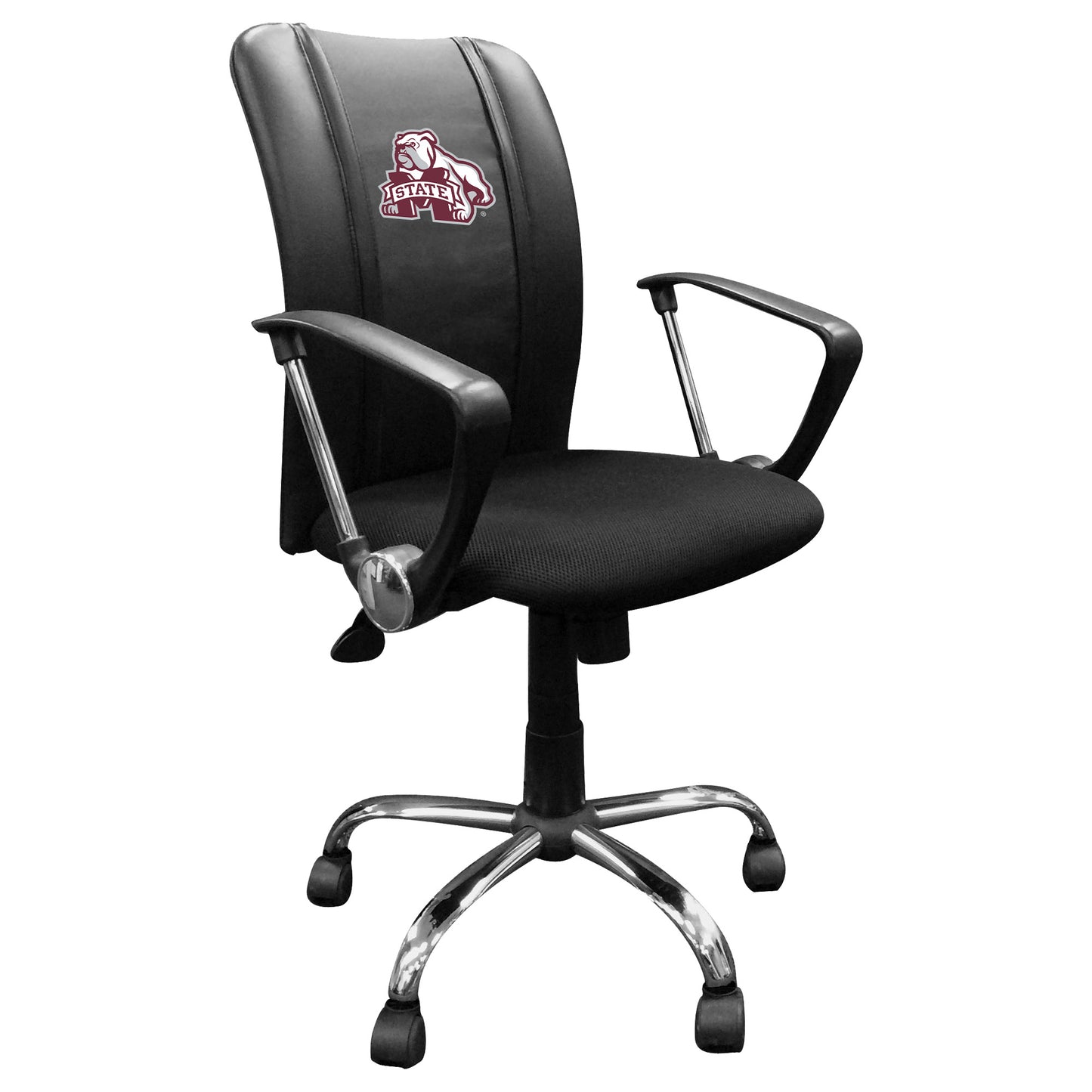 Black Mississippi State Bulldogs Team Curve Task Chair