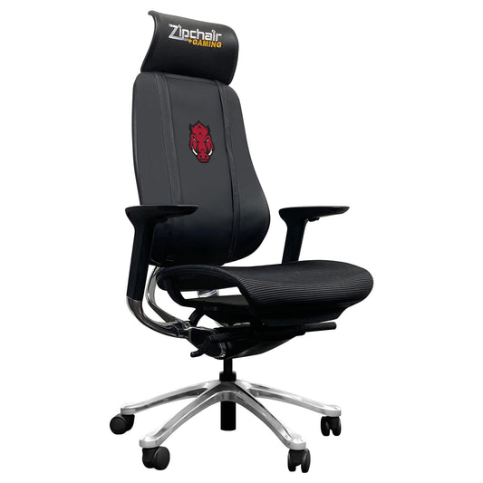 Black Arkansas Razorbacks Logo PhantomX Gaming Chair