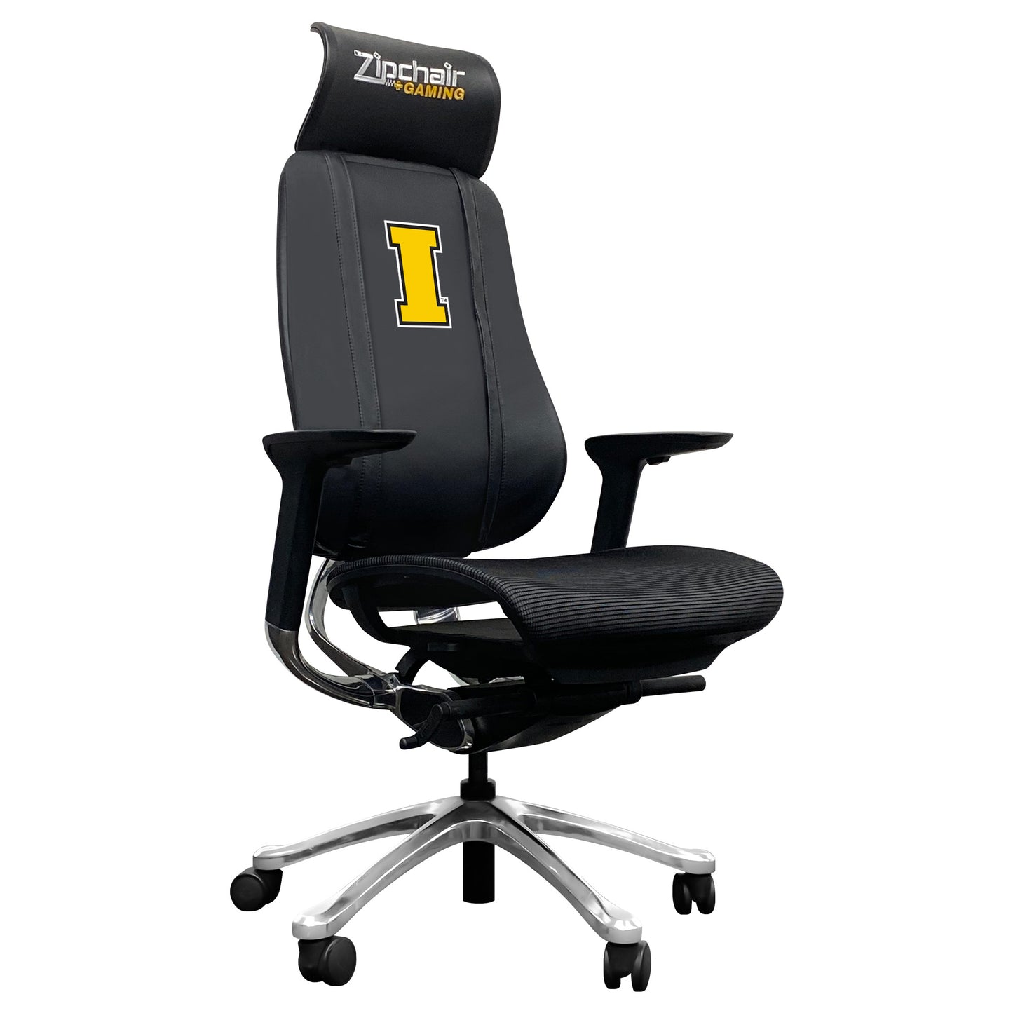 Black Iowa Hawkeyes Team PhantomX Gaming Chair