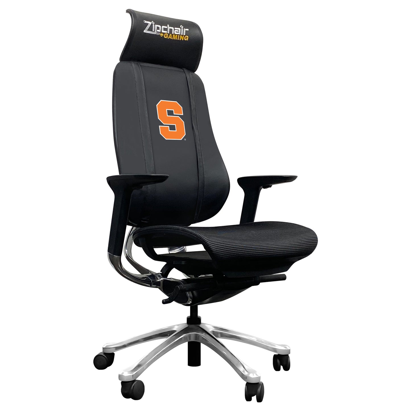 Black Syracuse Orange PhantomX Gaming Chair