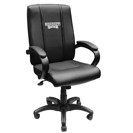 Black Mississippi State Bulldogs Team Logo Office Chair 1000