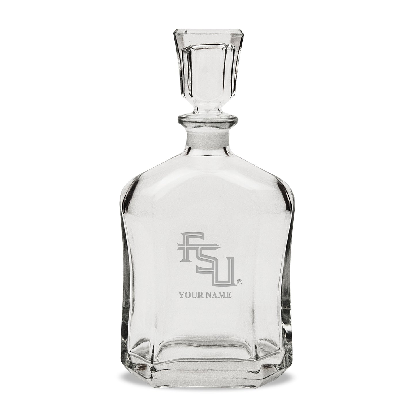 Florida State Seminoles Personalized 23.75oz. Crystal Whiskey Decanter
