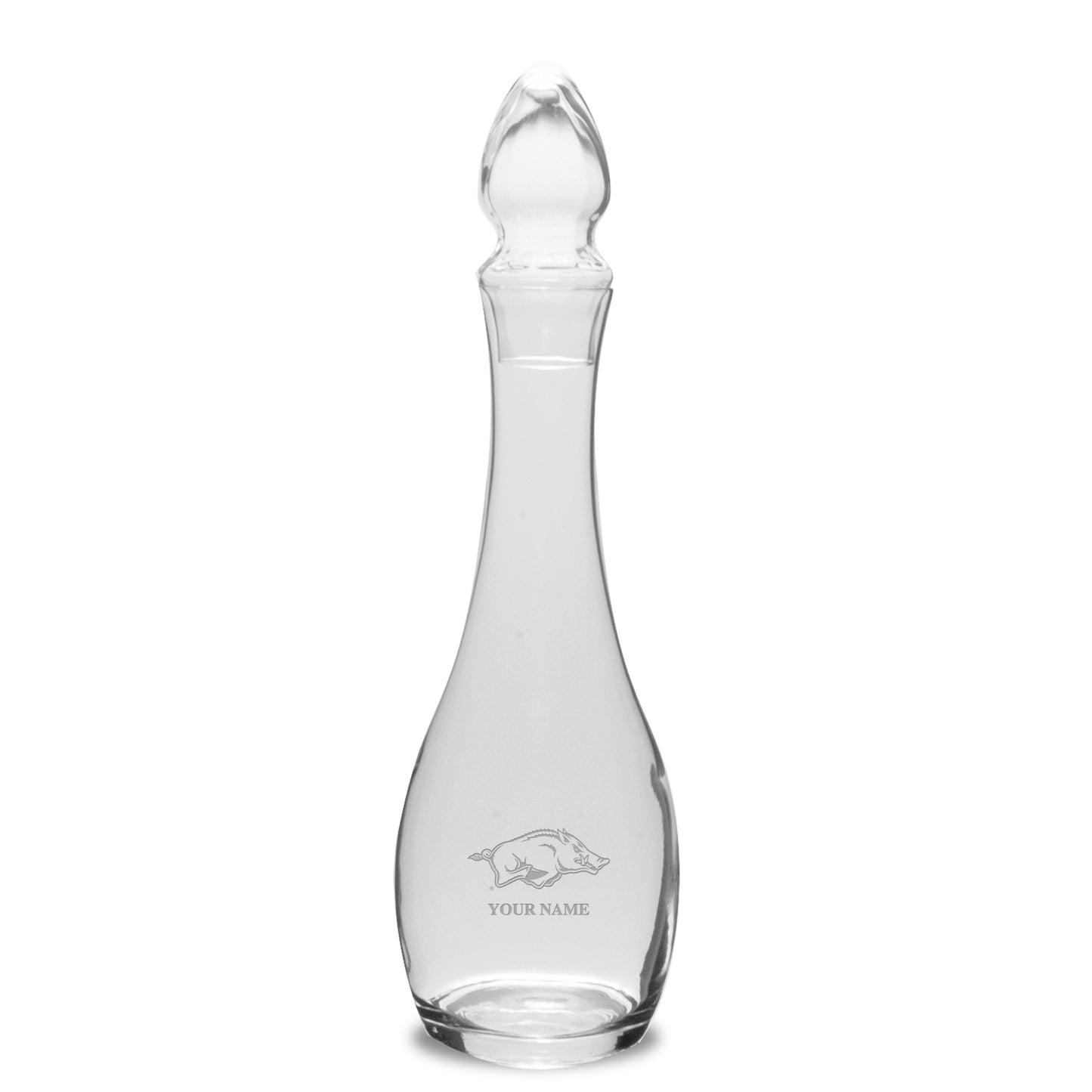 Arkansas Razorbacks Personalized 34oz. Wide Bottom Decanter
