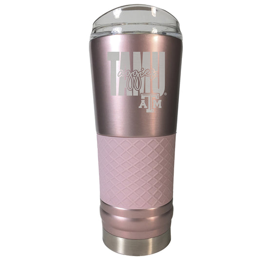 Texas A&M Aggies 24oz. Draft Rose Gold Tumbler