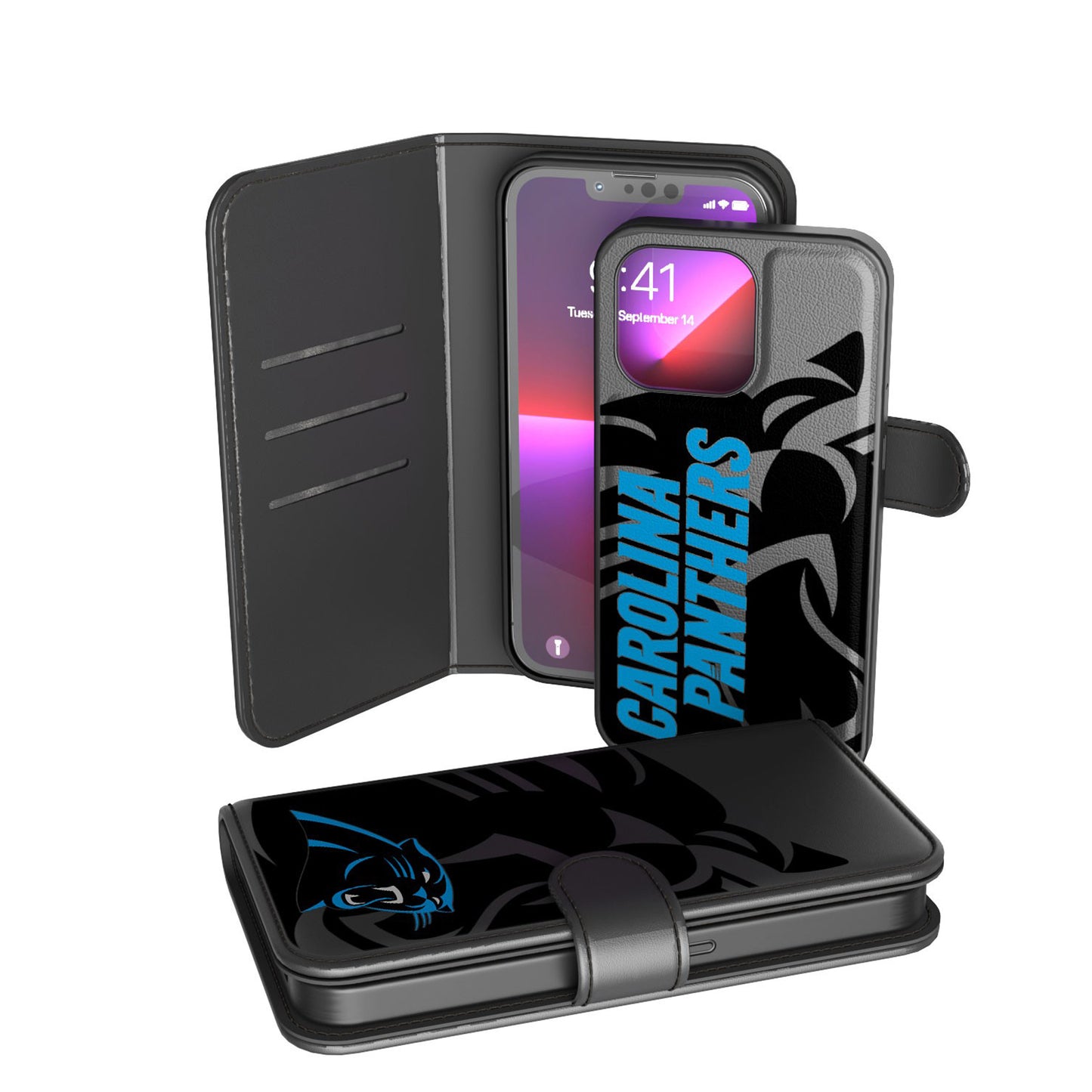 Carolina Panthers iPhone Wallet Case