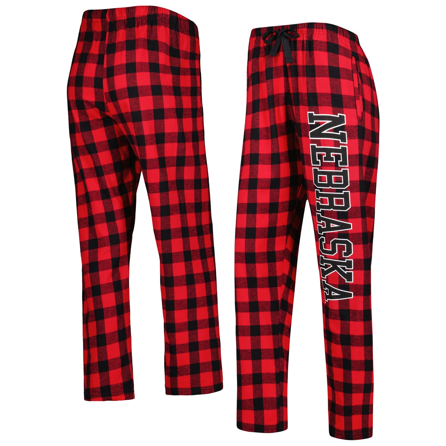 Women's Scarlet/White Nebraska Huskers Haley Flannel Sleep Pants