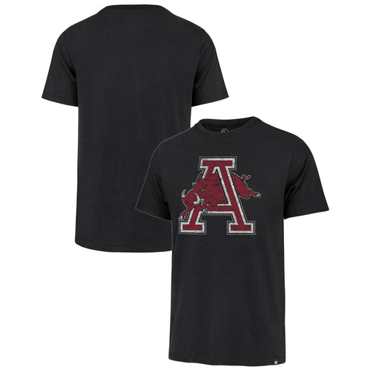 Men's '47 Black Arkansas Razorbacks Premier Franklin T-Shirt