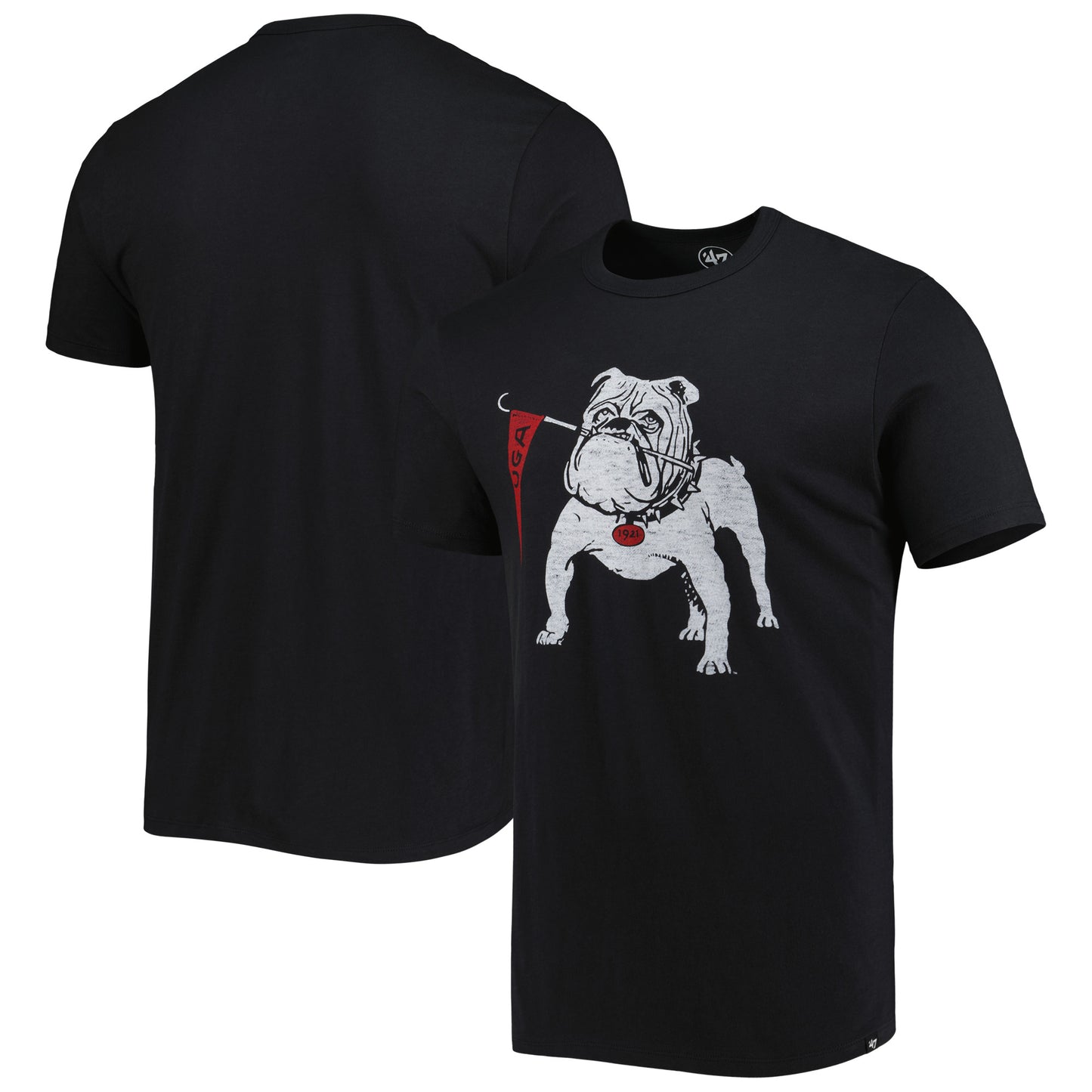 Men's '47 Black Georgia Bulldogs Premier Franklin T-Shirt