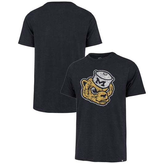 Men's '47 Navy Michigan Wolverines Premier Franklin T-Shirt