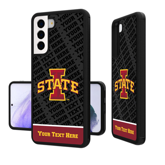 Iowa State Cyclones Galaxy Endzone Personalized Bump Case