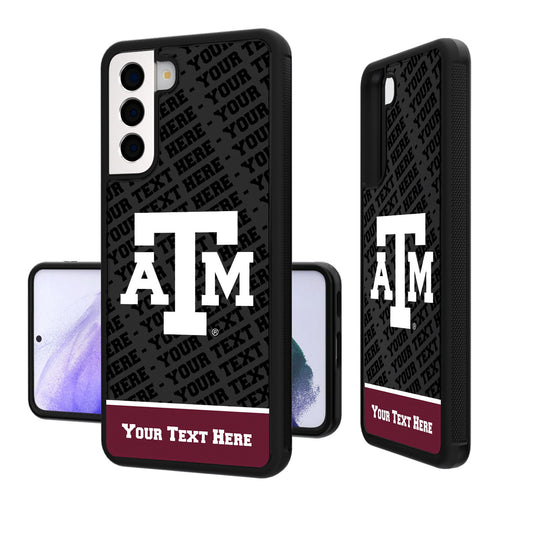 Texas A&M Aggies Galaxy Endzone Personalized Bump Case