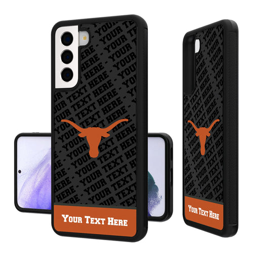 Texas Longhorns Galaxy Endzone Personalized Bump Case