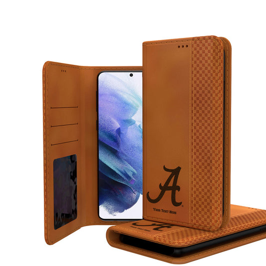 Alabama Crimson Tide Galaxy Burn Logo Personalized Folio Case