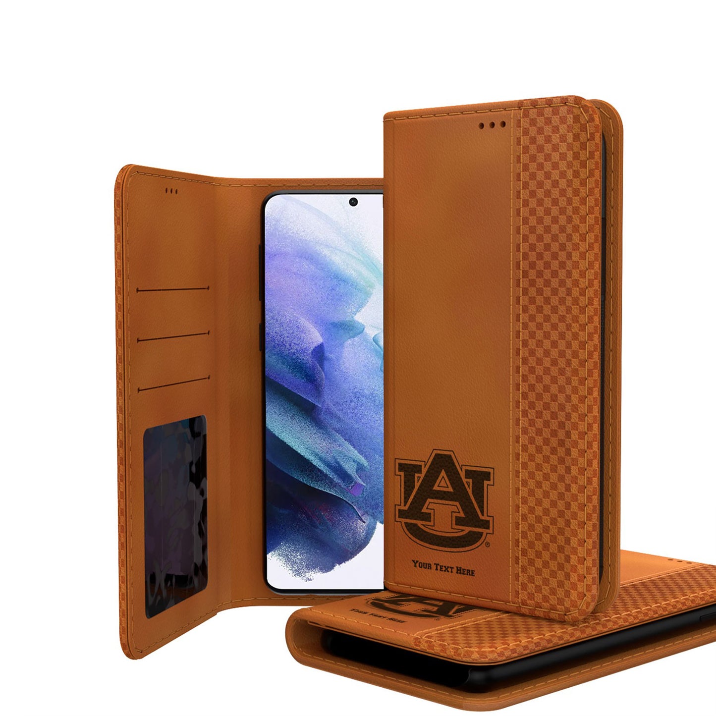 Auburn Tigers Galaxy Burn Personalized Folio Case