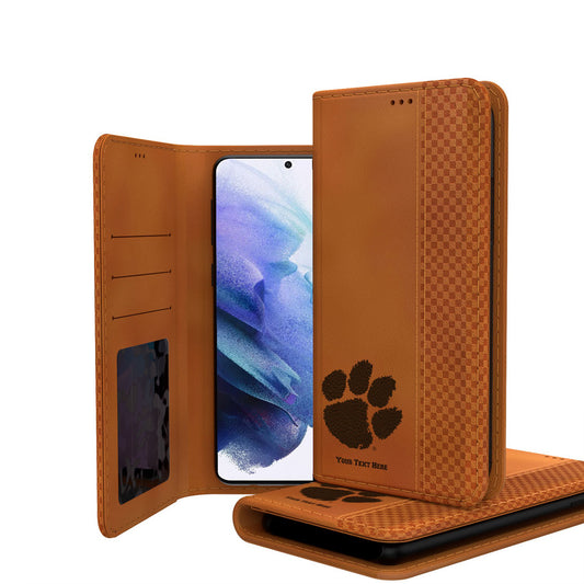 Clemson Tigers Galaxy Burn Personalized Folio Case