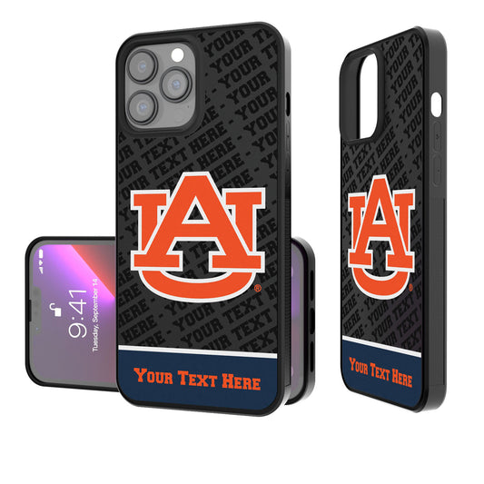 Auburn Tigers Endzone iPhone Personalized Bump Case