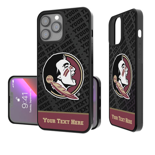 Florida State Seminoles Endzone iPhone Personalized Bump Case