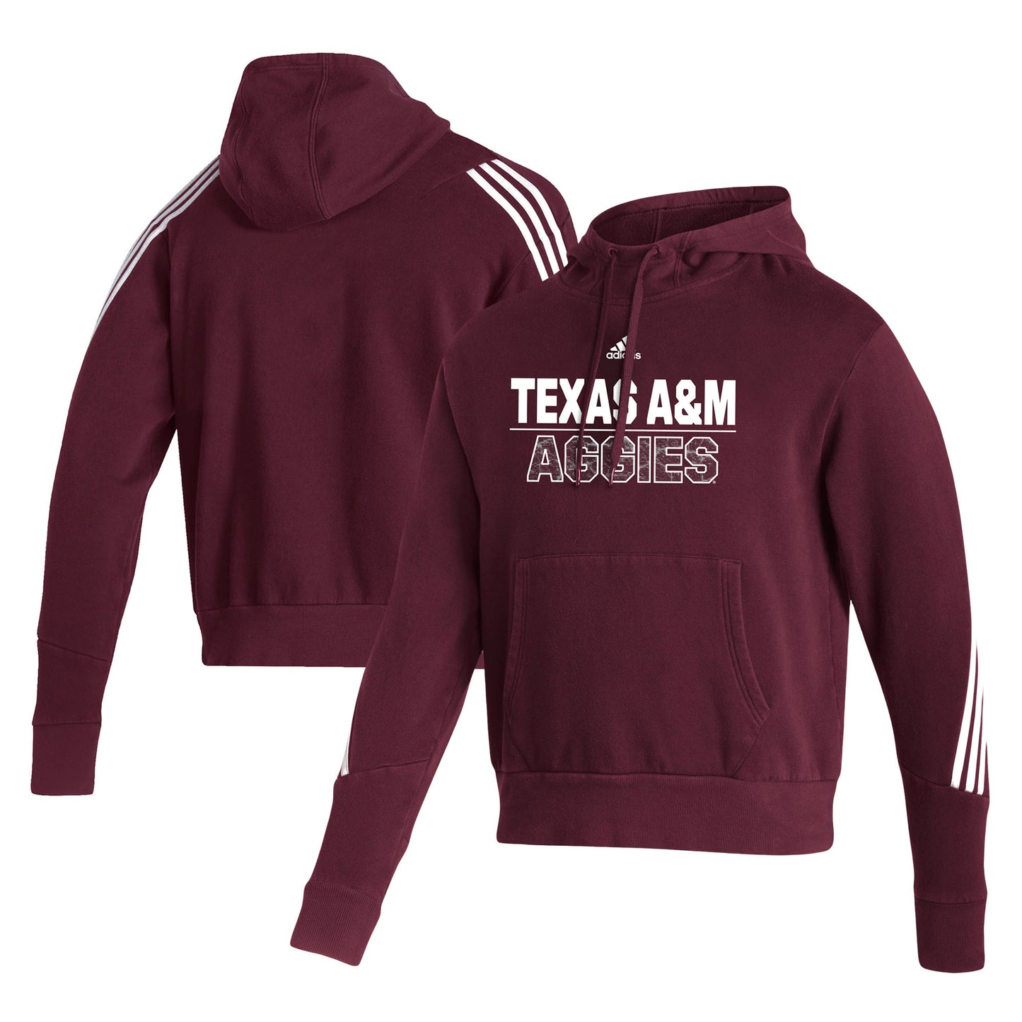 Men's adidas Maroon Texas A&M Aggies Fashion Pullover Hoodie