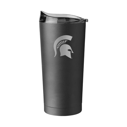 Michigan State Spartans 20oz. Black Powder Coat Tumbler