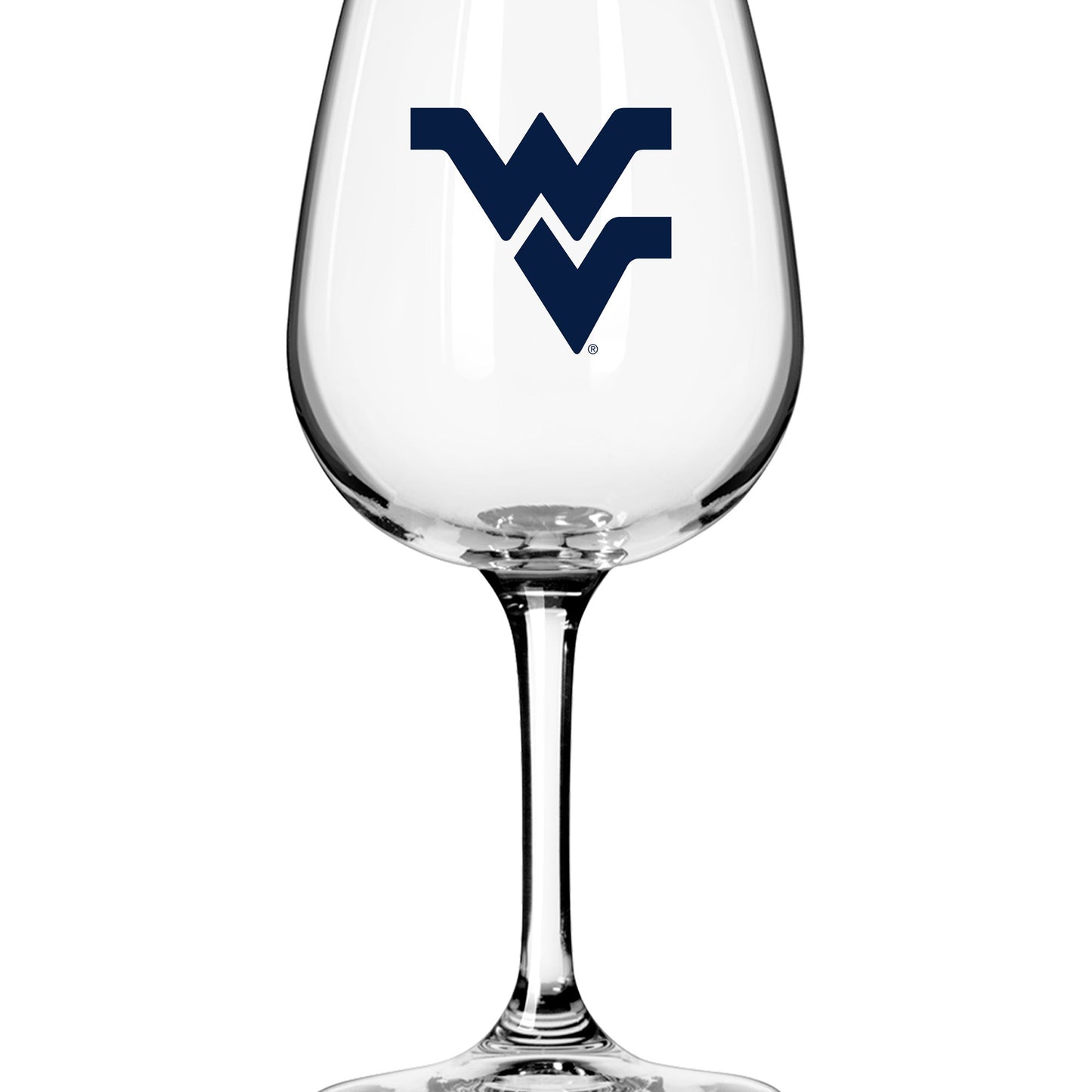 West Virginia Mountaineers 12oz. Game Day Stemmed Wine Glass