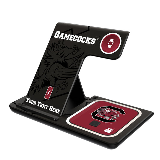 South Carolina Gamecocks Personalized 3-In-1 Wireless Charger