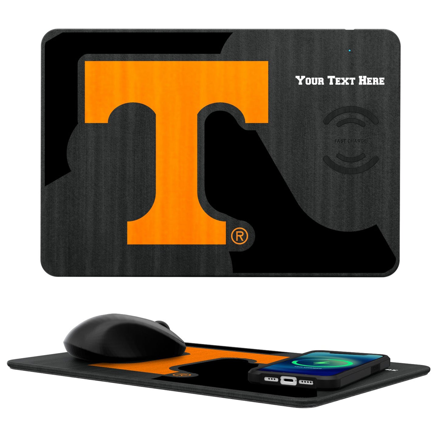 Tennessee Volunteers Personalized Wireless Charger & Mouse Pad