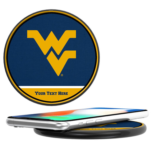 West Virginia Mountaineers Personalized 10-Watt Wireless Phone Charger