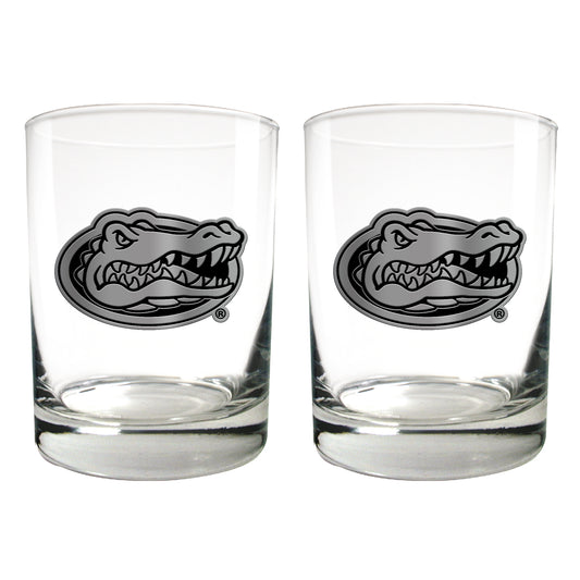 Florida Gators 15oz. Legacy Rocks Glass Set