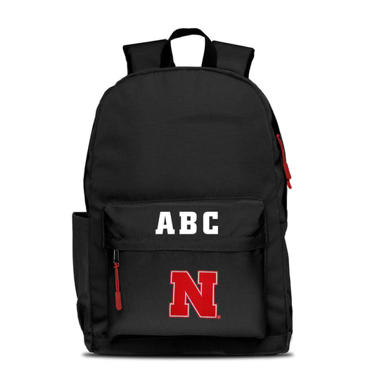 MOJO Black Nebraska Huskers Personalized Campus Laptop Backpack