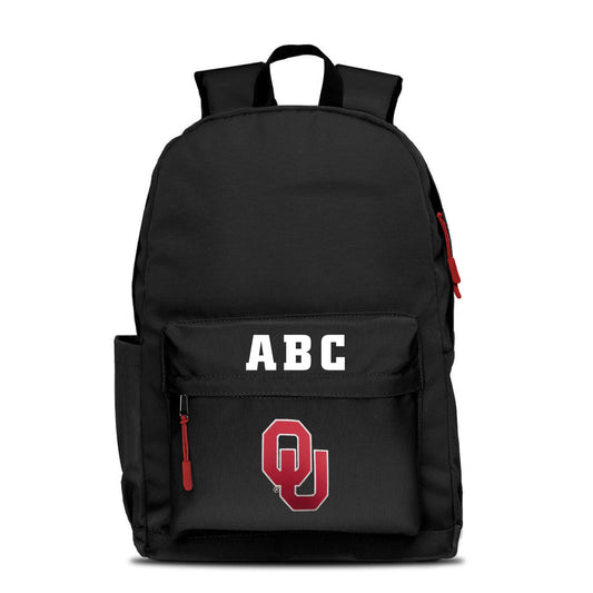 MOJO Black Oklahoma Sooners Personalized Campus Laptop Backpack