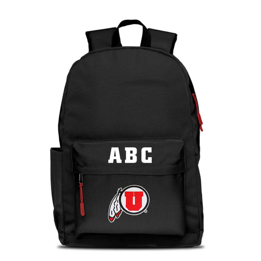 MOJO Black Utah Utes Personalized Campus Laptop Backpack