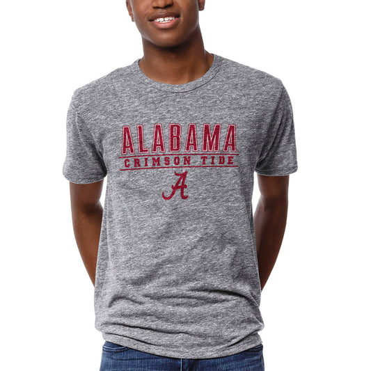 Men's League Collegiate Wear Heathered Gray Alabama Crimson Tide Victory Falls T-Shirt