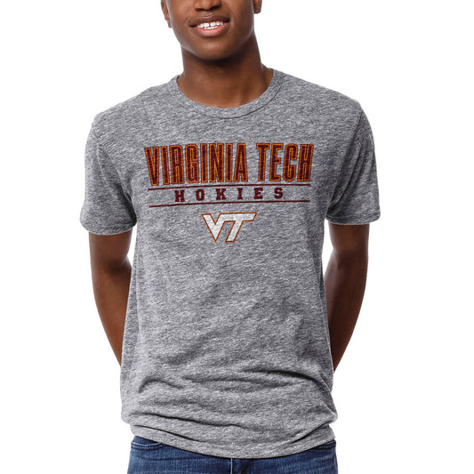 Men's League Collegiate Wear Heathered Gray Virginia Tech Hokies Victory Falls T-Shirt