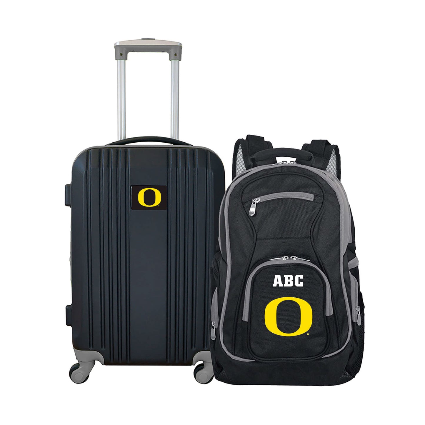 MOJO Oregon Ducks Personalized Premium 2-Piece Backpack & Carry-On Set