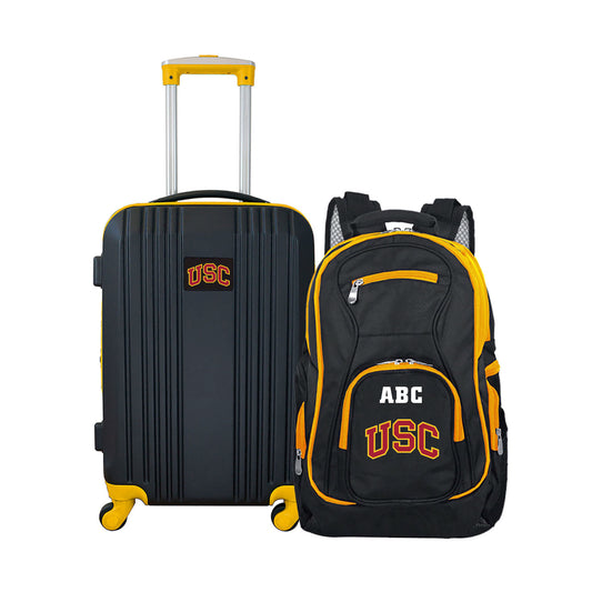 MOJO USC Trojans Personalized Premium 2-Piece Backpack & Carry-On Set