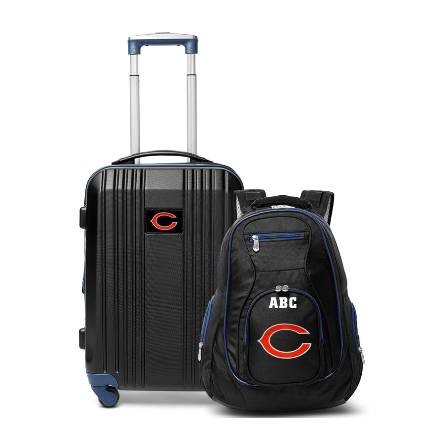 MOJO Chicago Bears Personalized Premium 2-Piece Backpack & Carry-On Set