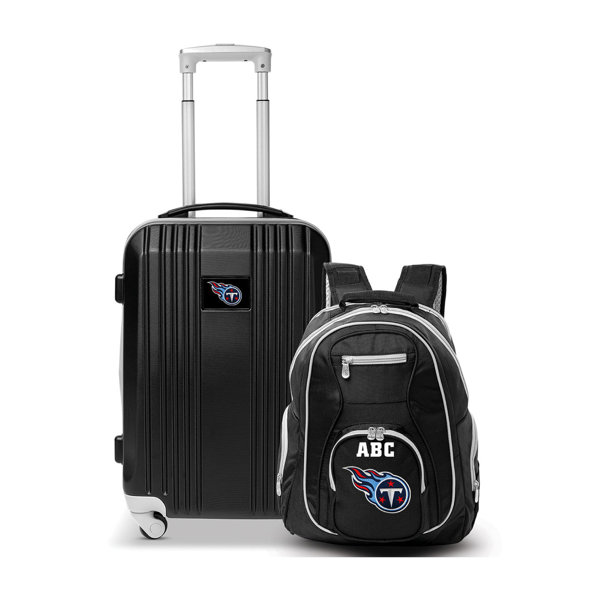 MOJO Tennessee Titans Personalized Premium 2-Piece Backpack & Carry-On Set