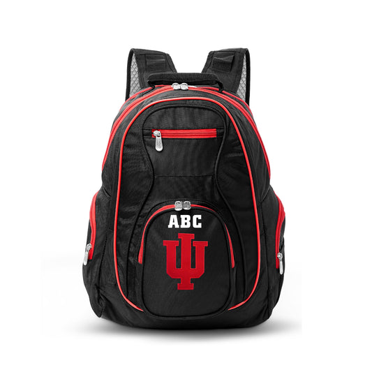 MOJO Black Indiana Hoosiers Personalized Premium Color Trim Backpack