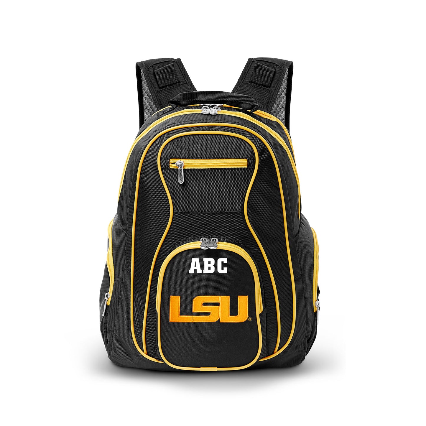 MOJO Black LSU Tigers Personalized Premium Color Trim Backpack