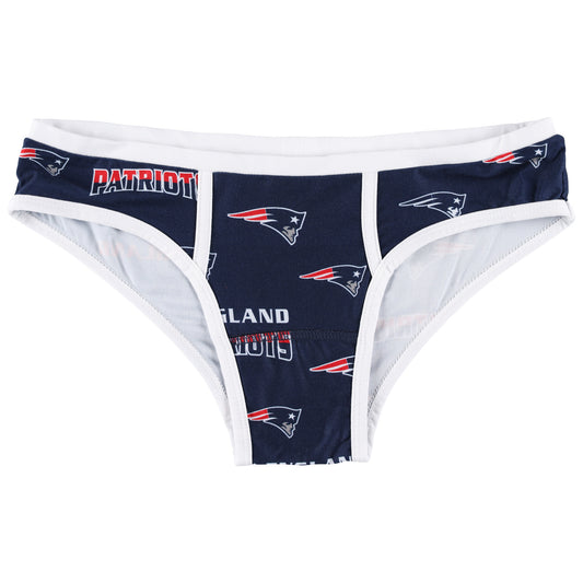 Women's Concepts Sport Navy New England Patriots Breakthrough Allover Print Knit Panty