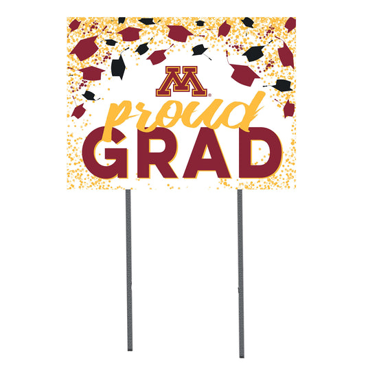 Minnesota Golden Gophers 18'' x 24'' Grad Yard Sign