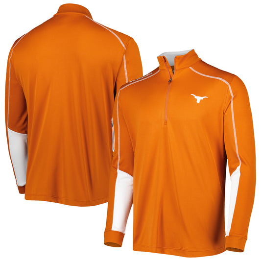 Men's Columbia Texas Orange Texas Longhorns Shotgun 2.0 Omni-Wick Quarter-Zip Jacket