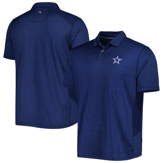 Men's Tommy Bahama Navy Dallas Cowboys Delray Frond IslandZone Polo