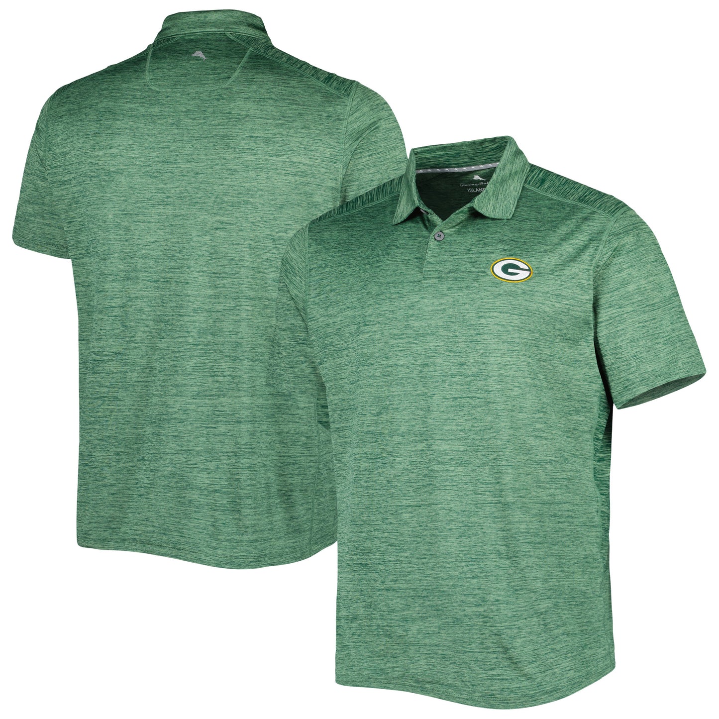 Men's Tommy Bahama Green Green Bay Packers Delray Frond IslandZone Polo