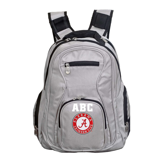 MOJO Gray Alabama Crimson Tide Personalized Premium Laptop Backpack