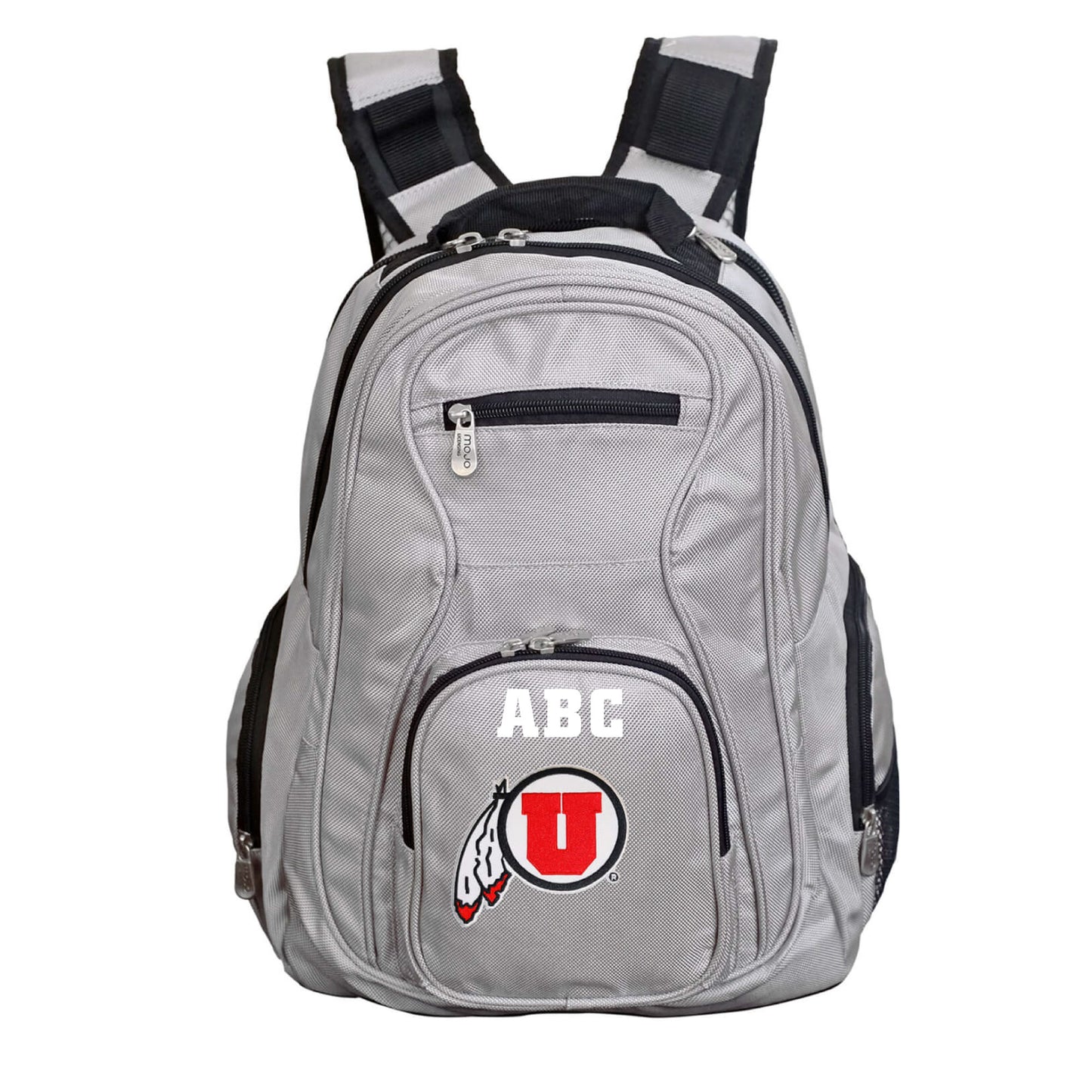 MOJO Gray Utah Utes Personalized Premium Laptop Backpack